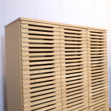 unico ウニコ LIJN レイン ニレ材 トールキャビネット 食器棚 リビング