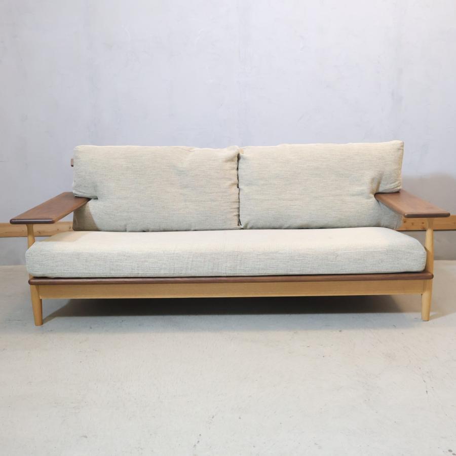 柏木工 KASHIWA CIVIL シビル 3人掛けソファ ウォールナット材 オーク