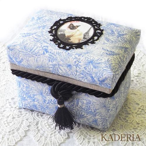 ミニ茶箱 カルトナージュ材料、デコパージュ素材 茶箱 NHKで紹介