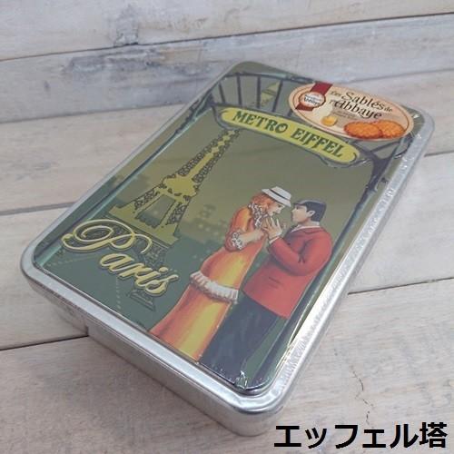 アベイ ノルマンディーサブレ エッフェル塔・缶入りクッキー 5枚入り×6