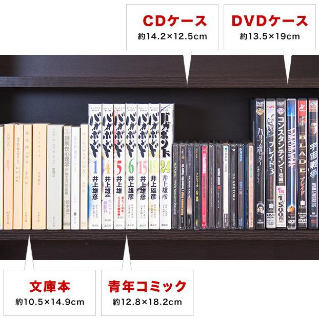 本棚 コミック カラーボックス CD収納 幅60cm 木製 送料無料 コミック