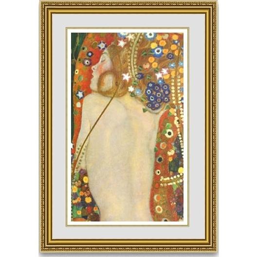 複製販売 クリムト 水蛇II 額縁付き : 絵画販売のアートギャラリー