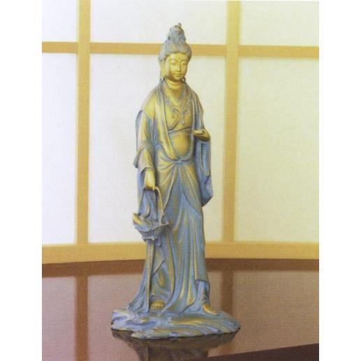 高村光雲 魚籃観音 （ブロンズ像） : 掛け軸・絵画の専門店 掛軸堂画廊