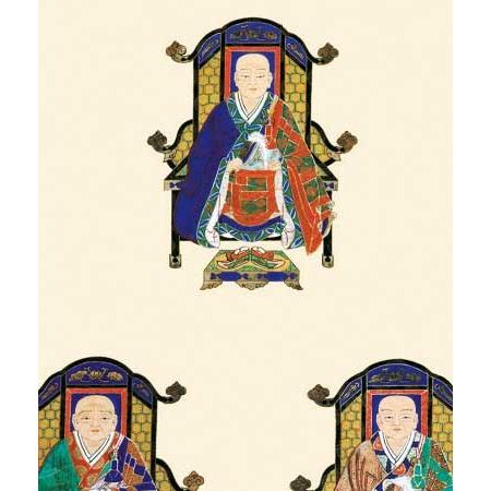 掛け軸 親鸞七高僧 (山村観峰) 掛軸 : 掛け軸・絵画の専門店 掛軸堂