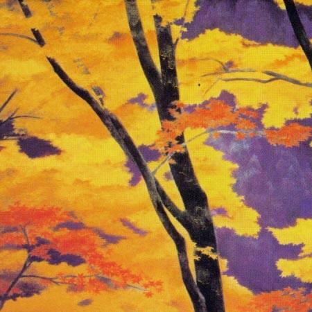 東山魁夷 絵画 照紅葉 【複製】【美術印刷】【巨匠】【変型特寸