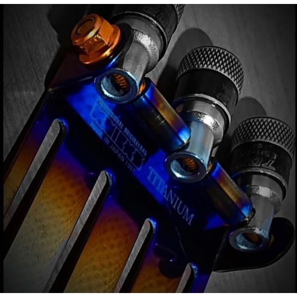 KNICKS（ニックス） TIT-25L アタッチメント付連結チタニウムベルト