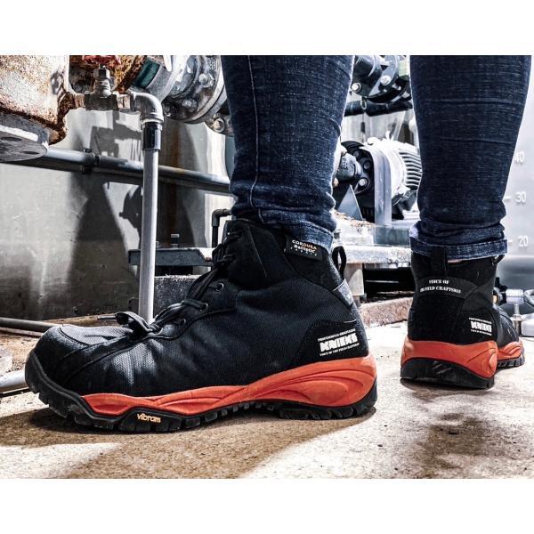 KNICKS（ニックス） BA-AZ 安全靴 コーデュラバリスティック生地 【赤