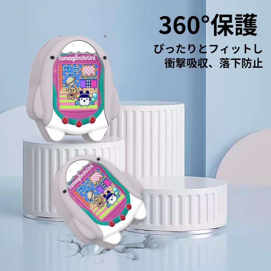 たまごっち uni ケース ユニ カバー サメ シリコンケース たまごっち