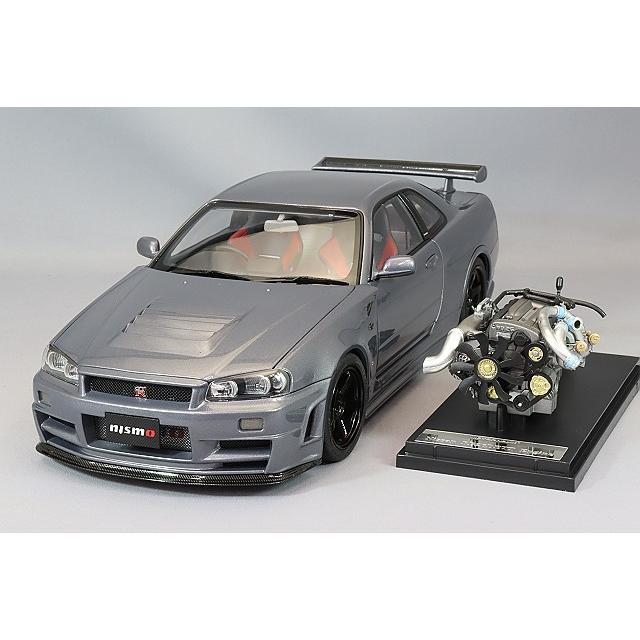 MOTORHELIX 1/18 日産 スカイライン GT-R R34 ニスモ CRS VER. ガン