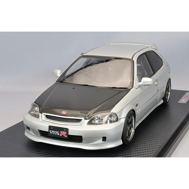 イグニッションモデル 1/18 ホンダ シビック (EK9) タイプR シルバー