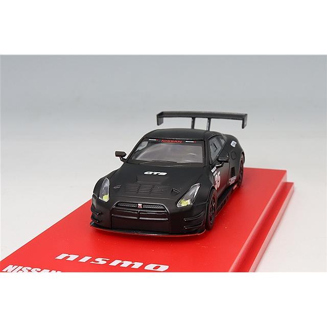 京商 1/64 ニスモ R35 GT-R GT3 テストカー マットブラック LED搭載
