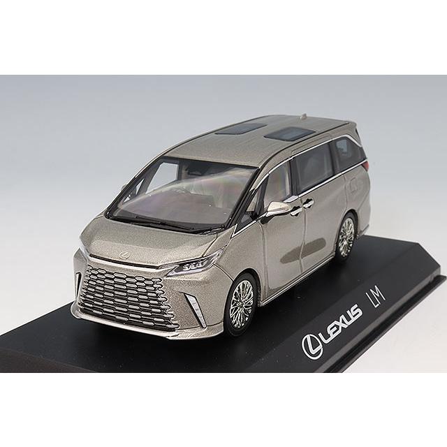 京商 1/43 レクサス LM 500h ソニックチタニウム 4席ソリスホワイト