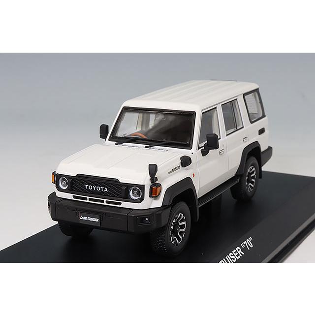 京商 1/43 トヨタ ランドクルーザー 70 スーパーホワイト II : キッド