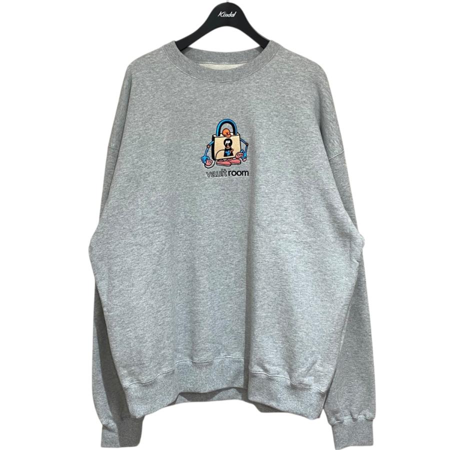 値下げ】VAULTROOM ICON CREWNECK グレー サイズ：XL (なんばウォーク