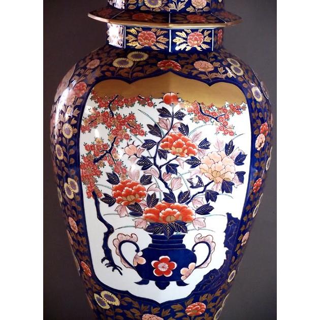 手渡し限定 105㎝ 大型 特大 金彩 花瓶 壺 置物 岐阜県揖斐郡池田町