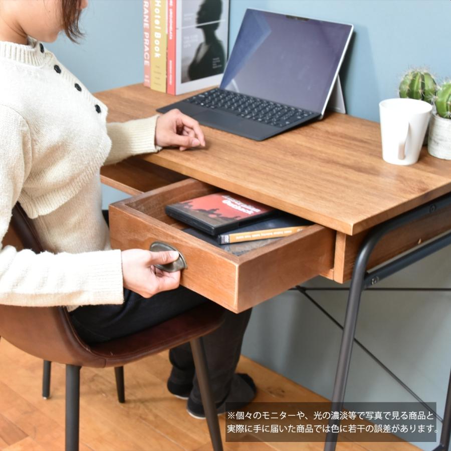 ZAGA 木製デスク ZD-860 【送料無料 SALE】 アンティーク調 ウッド PC