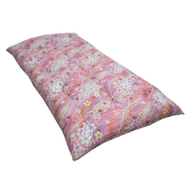 綿布団 和布団 敷布団 ダブルサイズ 日本製 インド綿100% おまかせ柄