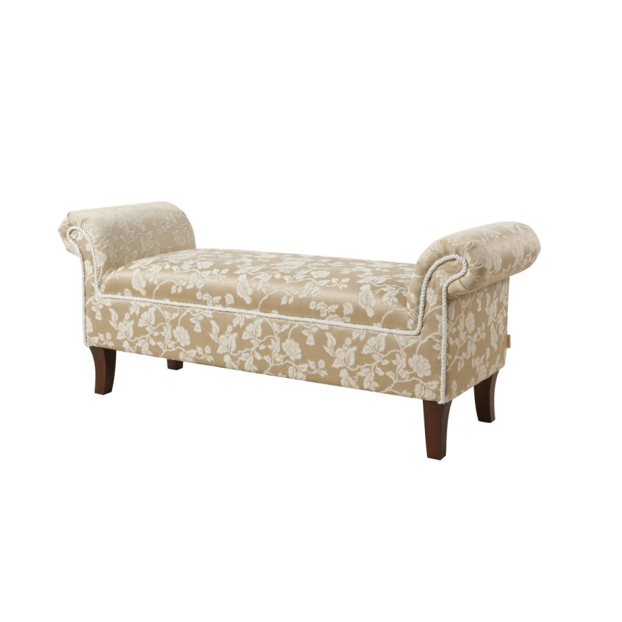 ジェニファーテイラー ロングスツール ベッドサイドチェア ベージュ