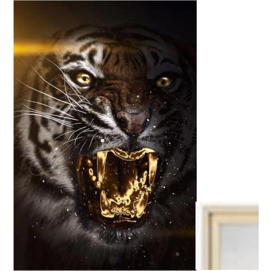 アートフレーム キンバトラ タイガー 虎 クリスタルピクチャー 額絵