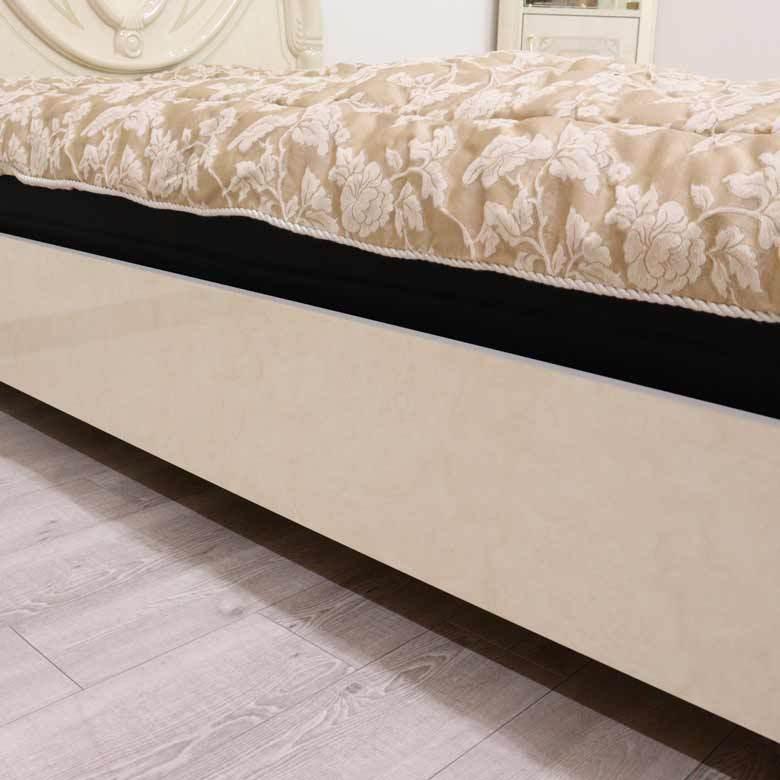 サルタレッリ フローレンス ベッドフレーム シングルベッド アイボリー