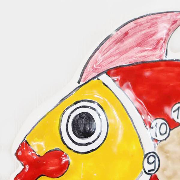 時計 壁掛け おしゃれ イタリア 魚 ニーノ パルッカ イタリア製