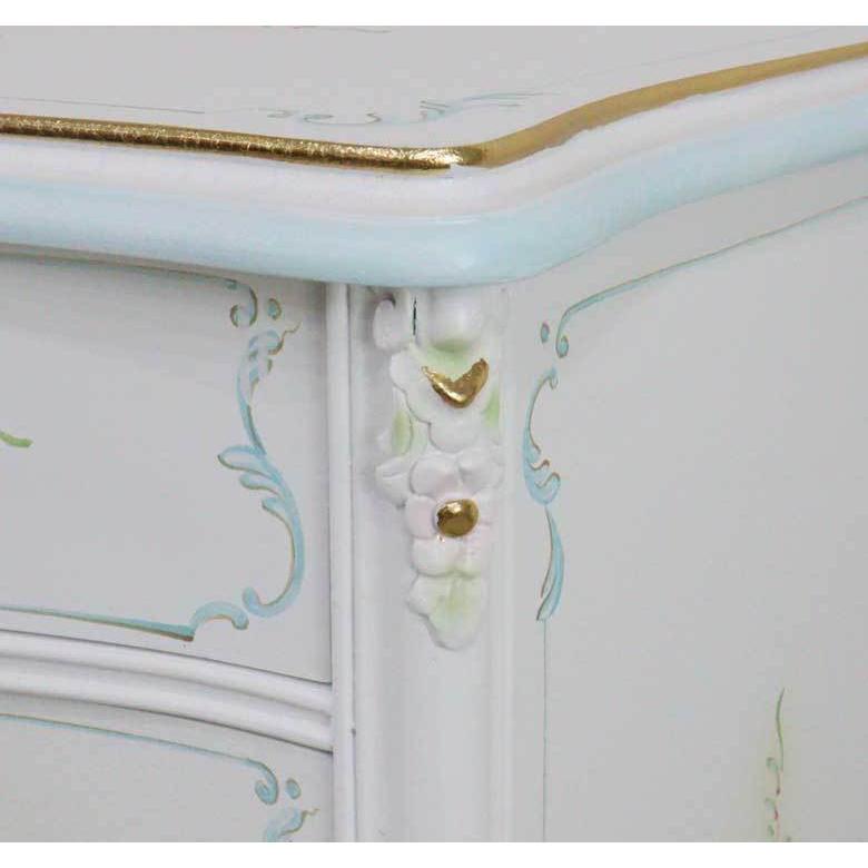 ロココ 3段チェスト タンス 収納家具 チェスト 衣類収納 3引き出し 猫