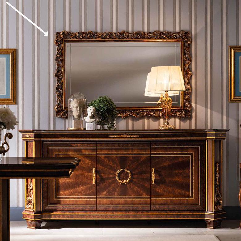 イタリア 壁掛けミラー 鏡 モディリアーニ アレドクラシック 高級家具