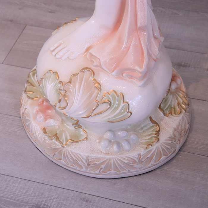 ロココ調 ヴィーナス像 プランター スタチュー クラック仕上げ 白家具