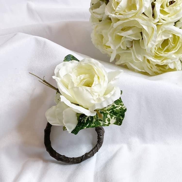 ウエディングブーケ ブートニア 造花 アーティフィシャル フラワー