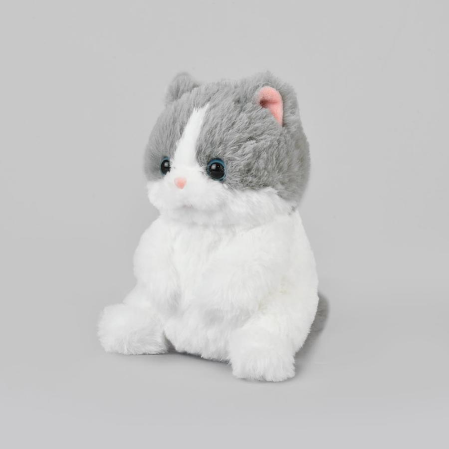 ぽちゃねこまる ましゅまろ（はちわれ）ST アミューズ 猫 ぬいぐるみ