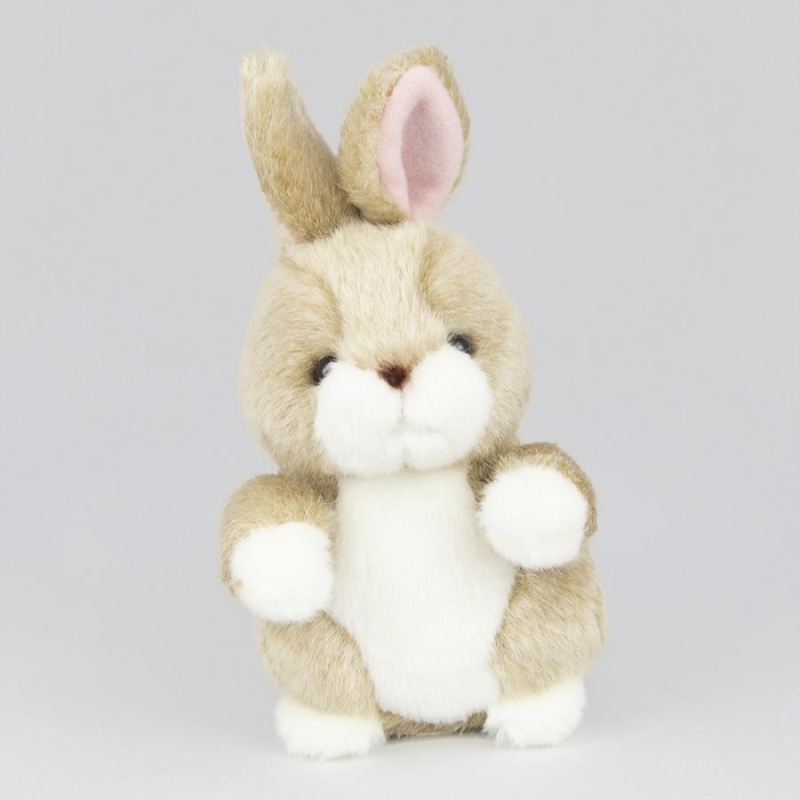 森のなかま（ミニ）ウサギ ベージュ ぬいぐるみ うさぎ たけのこ