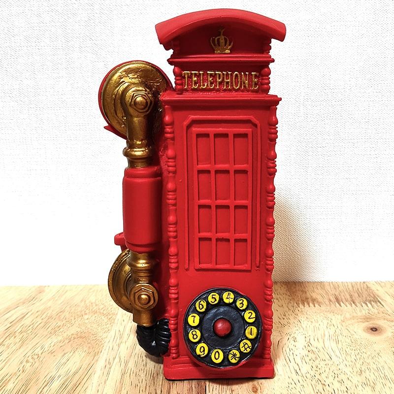 アメリカン レトロ 貯金箱 テレフォンブース マネーバンク 電話