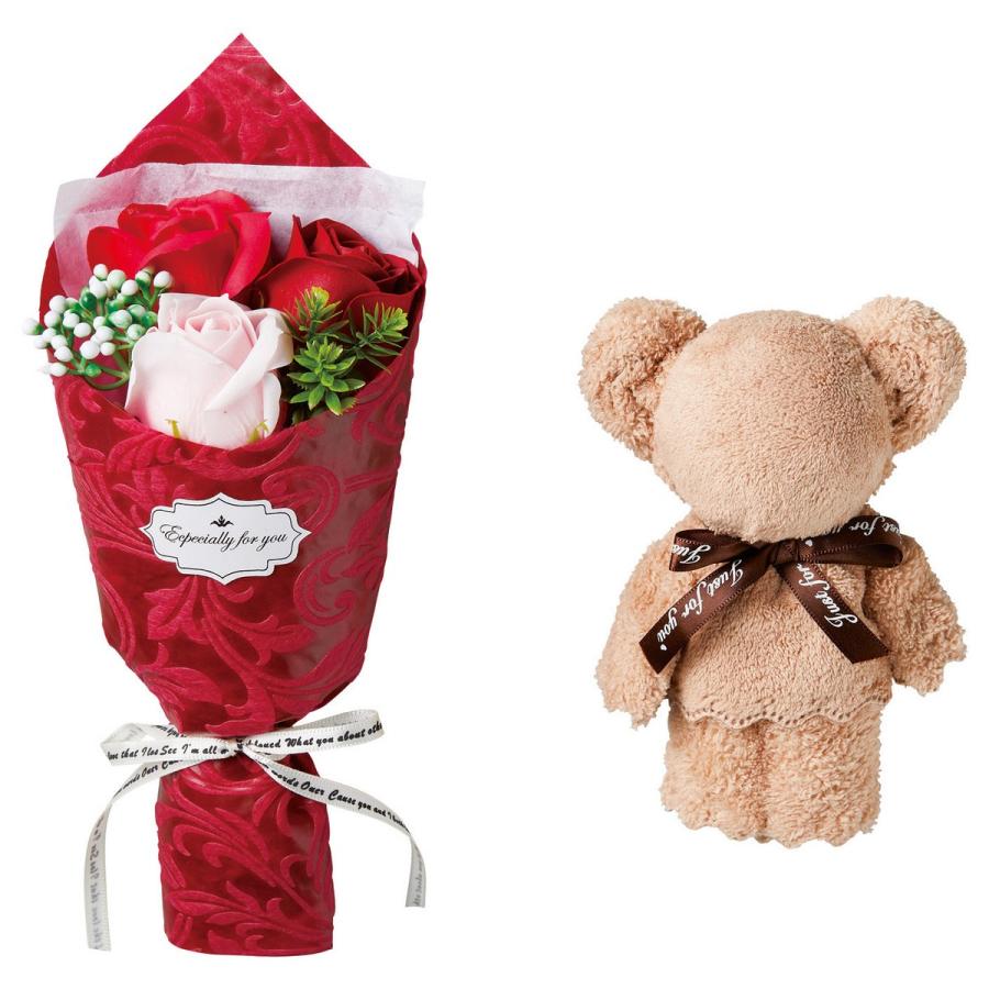 ソープフラワー 松野ホビー クマタオル＆シャボンフラワーセット