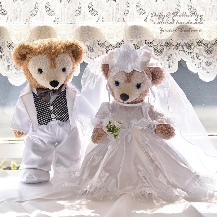 Disney（ディズニー） ダッフィーシェリーメイ ウェディング ペア S