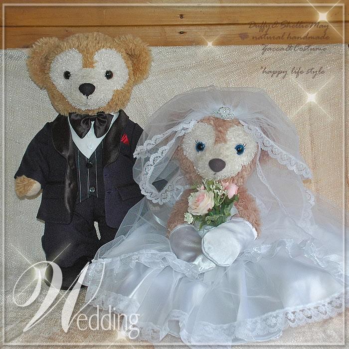 Disney（ディズニー） ダッフィーシェリーメイ ウェディング ペア S