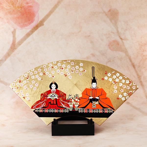 山田平安堂 飾り扇 ひなまつり 雛人形／コンパクト／インテリア