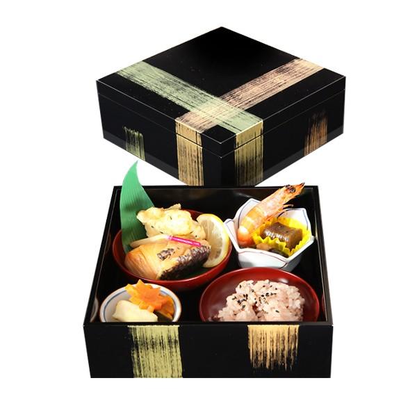 山田平安堂 漆器 二段重 龍華 お重箱/二段 : 漆器 山田平安堂 - 通販