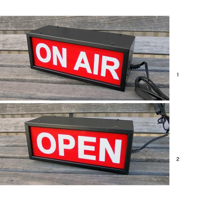 サインランプ ON AIR オンエアー OPEN オープン SIGN LAMP スタジオ