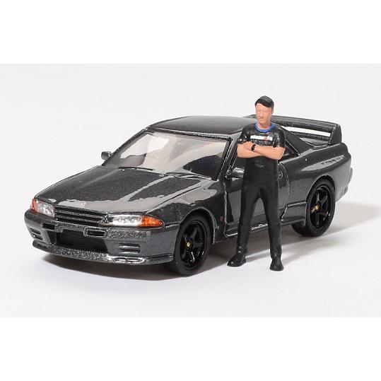 MINI GT 1/64 Nissan スカイライン GT-R R32 ニスモガンメタル松田次生