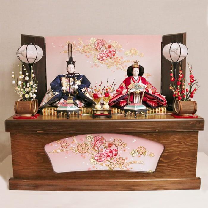 ひなせい 雛人形 収納飾り「かなえ雛」 収納飾り おしゃれ コンパクト