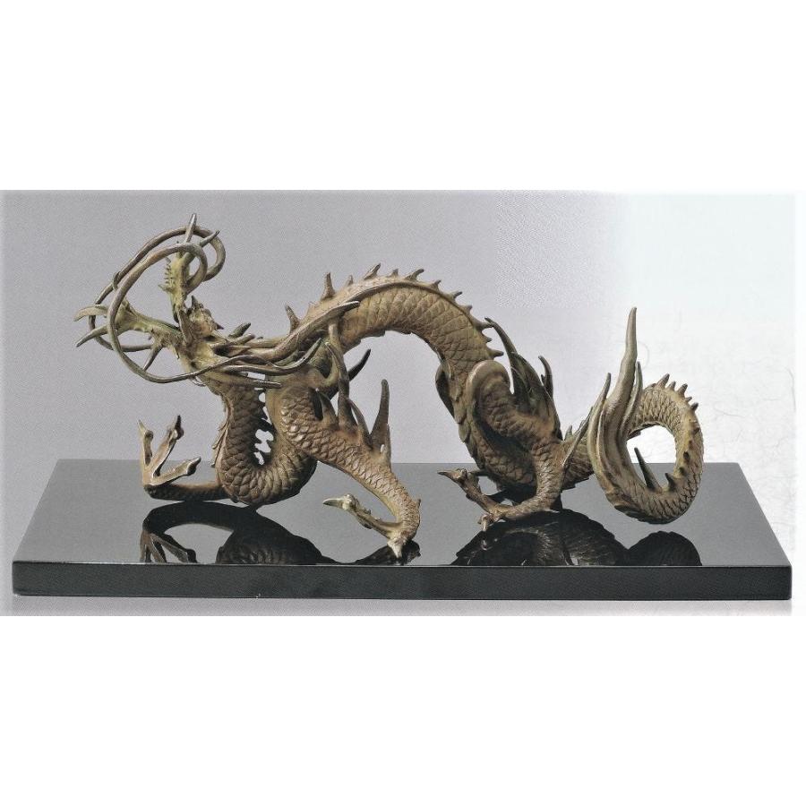 辰の置物 攀龍(はんりゅう) 須賀松園(二代)原型・四代松園監修 高岡