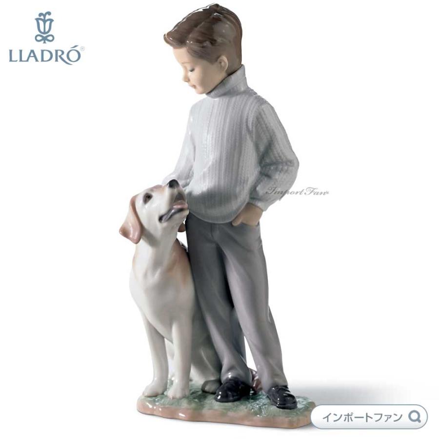 LLADRO（リヤドロ） 僕の親友 ラブラドール レトリバー 犬 置物