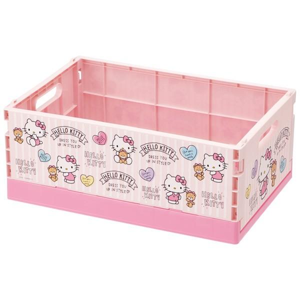 sanrio（サンリオ） 折りたたみコンテナ M ハローキティ コンテナ 収納