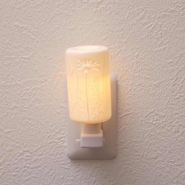 照明 アロマランプ セラミック 陶器 アロマライト コンセント型 LED