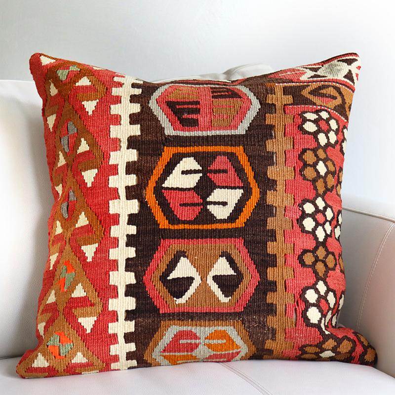 オールドキリム クッションカバー 50cmサイズ Old Kilim Cushion