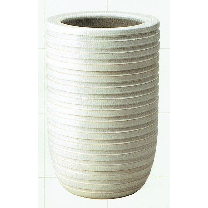 傘立て 陶器 信楽焼 千段白(チタンマット釉)傘立(L) 屋外 傘た