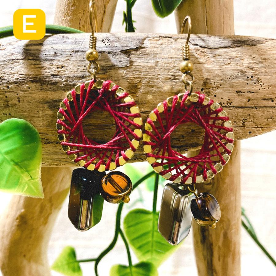 エスニック ピアス エスニックアクセサリー 金属アレルギー対応可