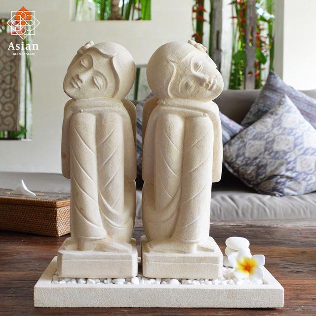 アジアン雑貨 バリ雑貨 置物 インテリア オブジェ アジアン バリ 石像