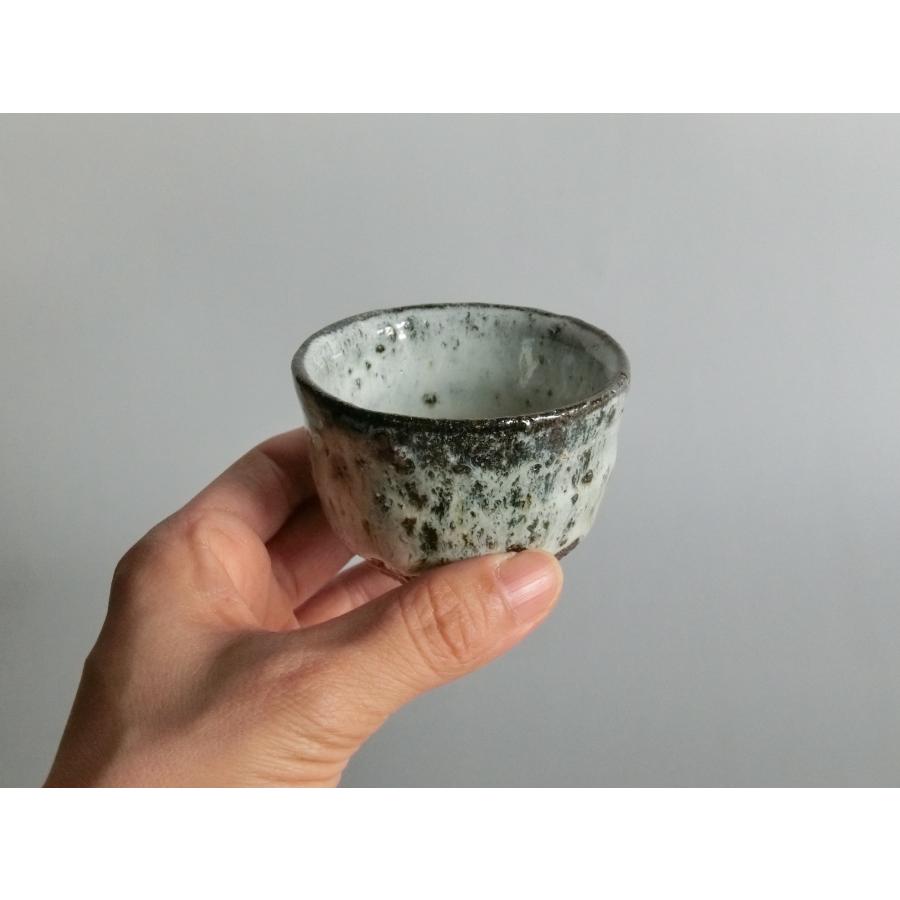 唐津焼中川自然坊窯】中川恭平作 斑唐津ぐい呑（箱付） : 唐津焼中川