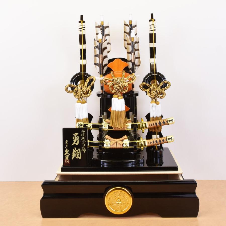 久月 破魔弓 コンパクト 初正月 破魔矢 正月飾り 15号 勇翔 太刀付き